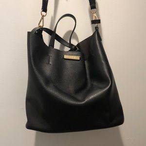 TOPSHOP leather hobo bag.